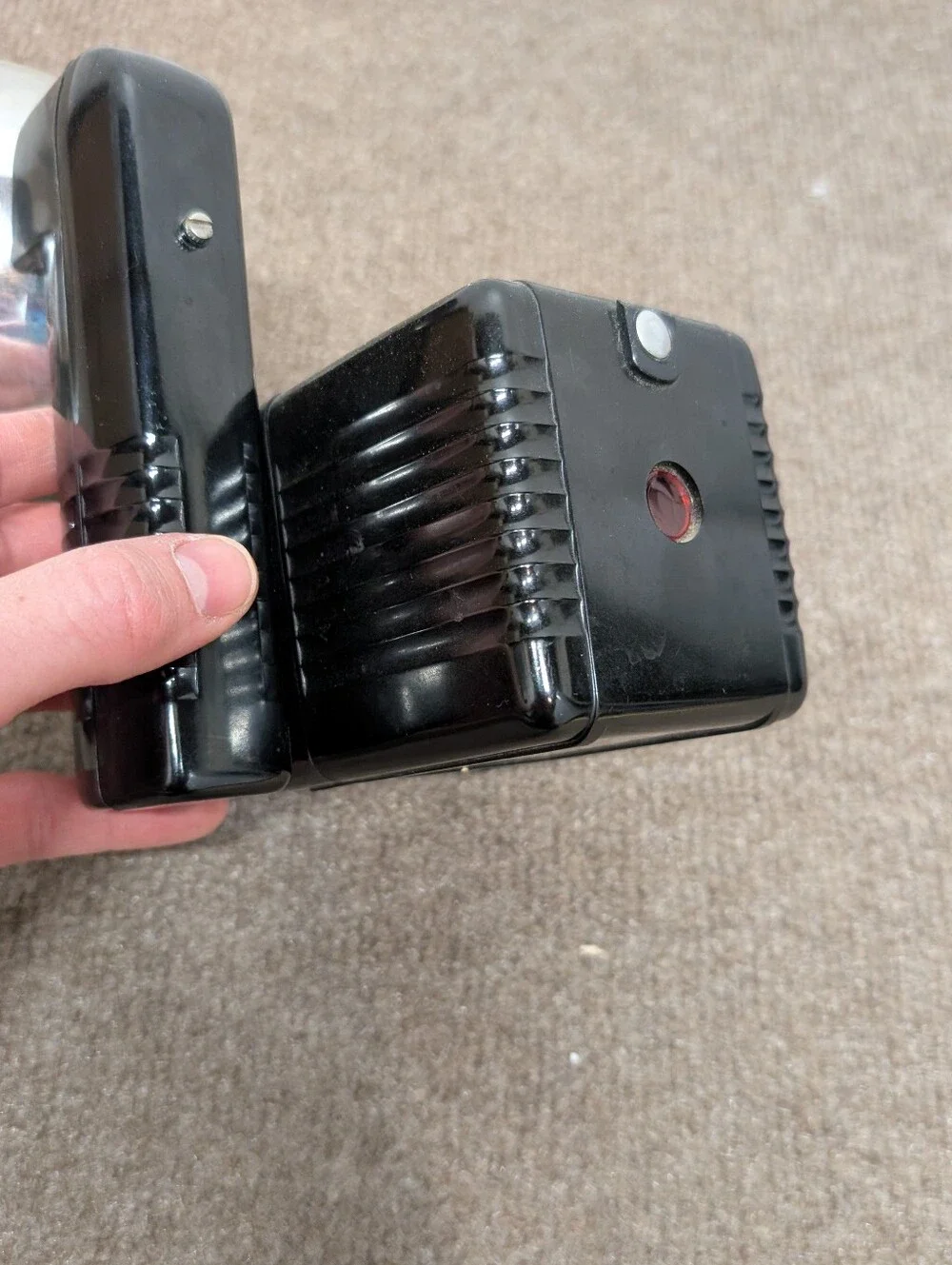 Flash Vintage KODAK Brownie Hawkeye Camera w/ Large Silver Reflector 620 Film